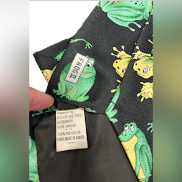 🐸FUN FROG TIE! DESIGNS BY A.ROGERS! DRESS UP & HAVE FUN! 🐸 #savethefrogs - Picture 10 of 16
